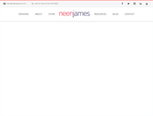 Tablet Screenshot of neenjames.com
